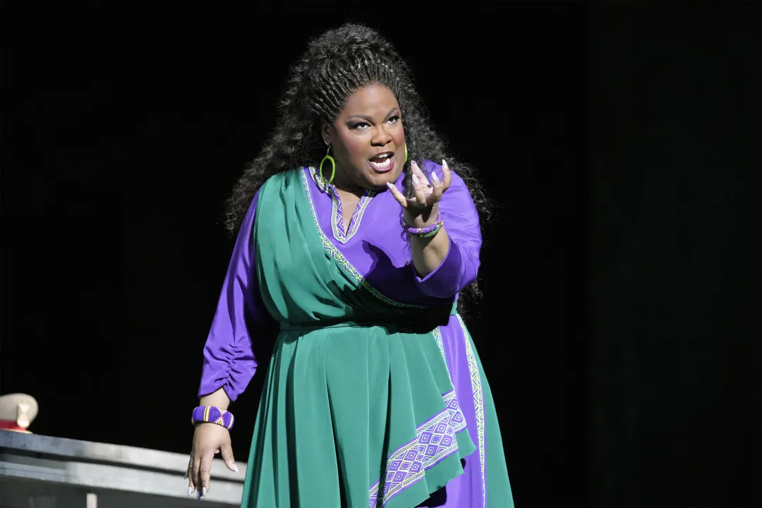 Latonia Moore as Aida in the LA Opera's 2022 production / Cory Weaver