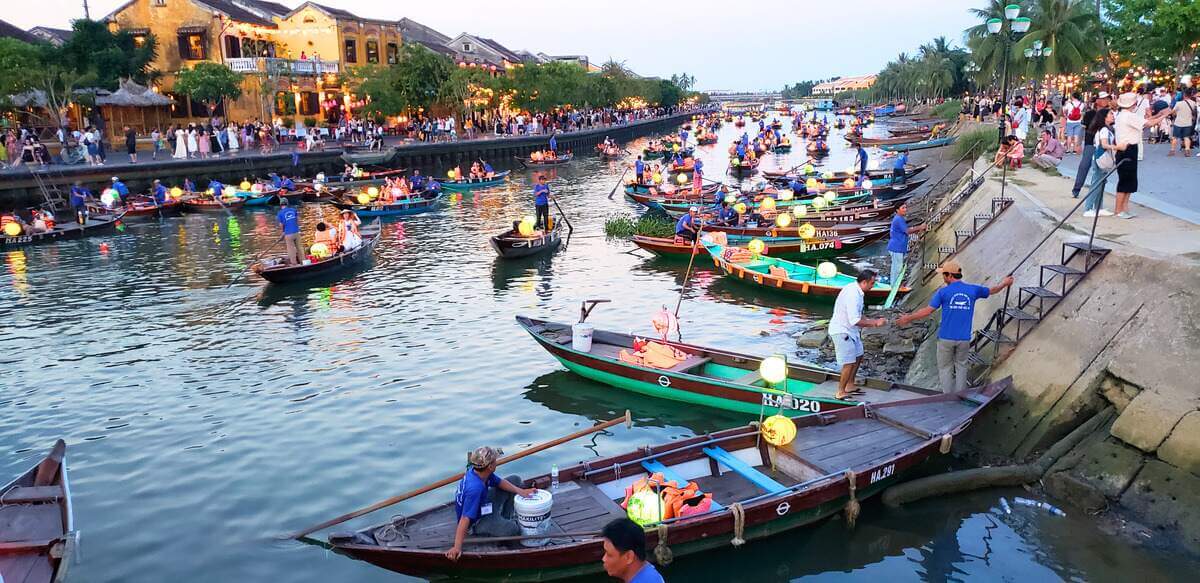 Hoi An, Vietnam's historic district at dusk | Bon Vie magazine